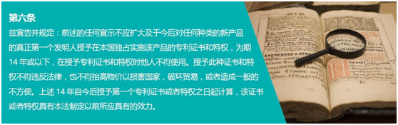 《壟斷法》被認為現代《專利法》原型