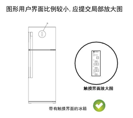 放大圖等其他視圖輔助表達產品局部的界面設計