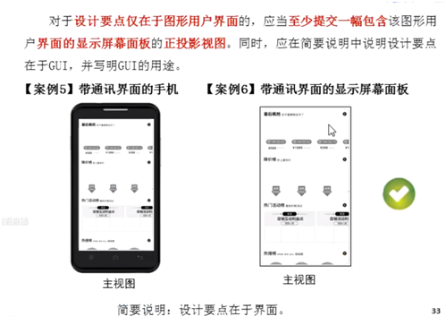 提交至少一幅清楚顯示投影設備的視圖