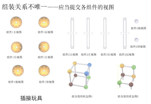組裝關系不唯一示意圖