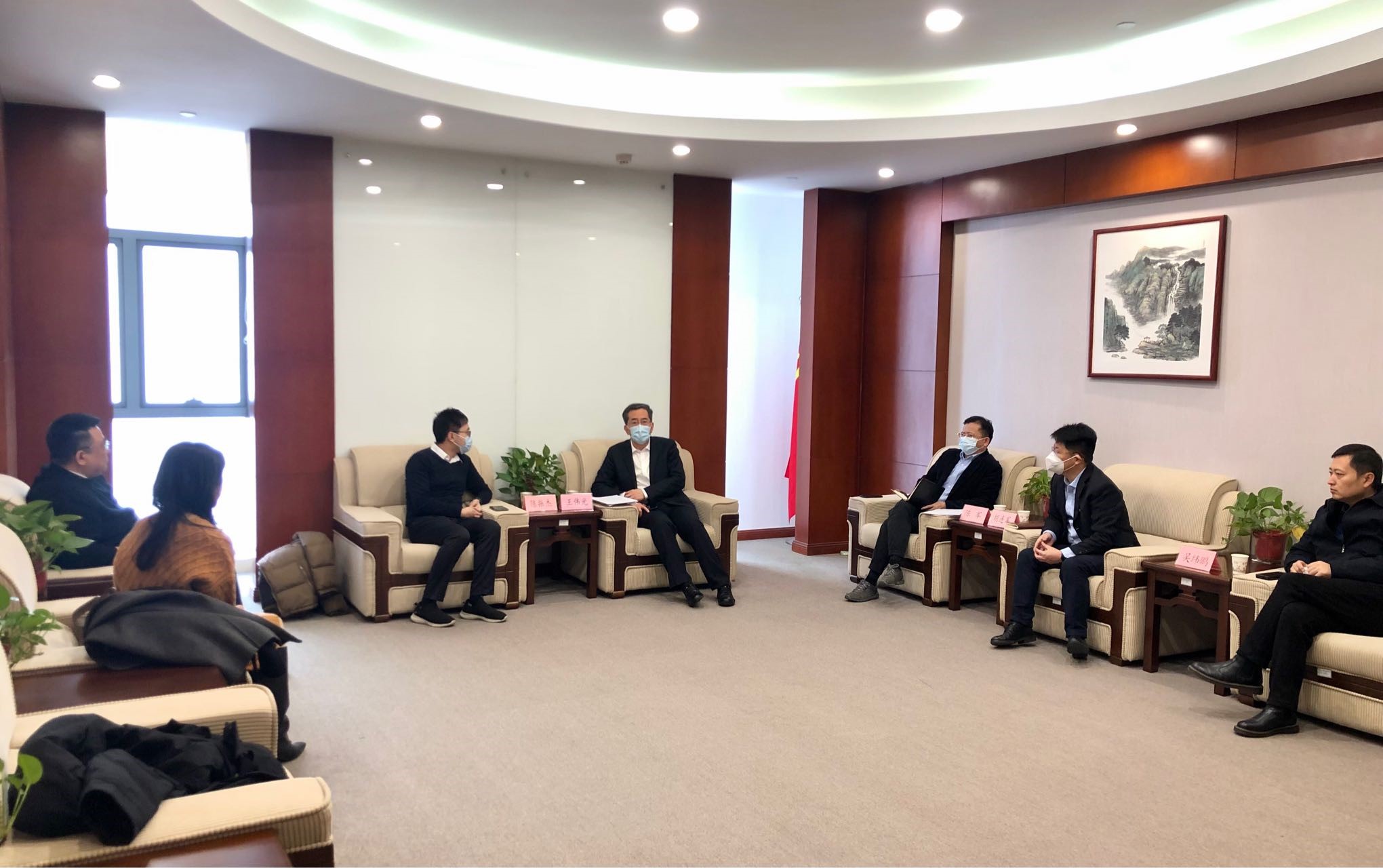 王偉光總經(jīng)理會(huì)見(jiàn)山東極視角科技有限公司一行